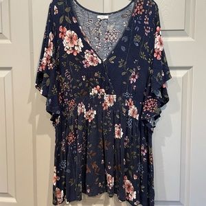Floral Smock Top